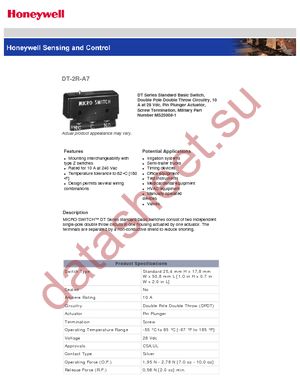 DT-2R-A7 datasheet  